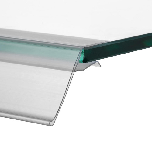 Ценникодержатель для стеклянных полок GLS 39 1.000 мм Цена до 160 шт купить в интернет магазине | M555.com.ua