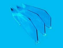 Пластиковый полочный обламывающийся разделитель высотой 120 мм без передниго ограничителя купить в интернет магазине | M555.com.ua