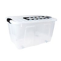 Ящик-контейнер 70 л пластиковый с крышкой пищевой Plast Team Home Box 70 l купить в интернет магазине | M555.COM.UA