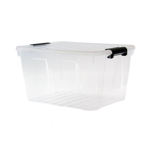 Ящик-контейнер Plast Team 30 л пластиковый с крышкой пищевой Home Box 30 l купить в интернет магазине | M555.COM.UA