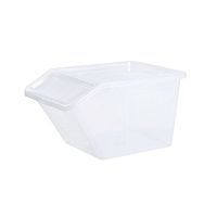 Ящик-контейнер Plast Team Basic box slanted 40 л пластиковый с крышкой пищевой купить в интернет магазине | M555.COM.UA