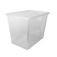 Ящик-контейнер Plast Team Basic box 80 л пластиковый с крышкой пищевой купить в интернет магазине | M555.COM.UA