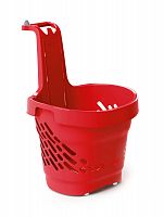 Кошик для покупців 68 л на 4 колесах з ручкою GenPlus 360º