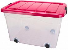 Контейнер 100л для зберігання з кришкою на колесах ROLLER BOX