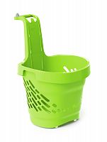 Кошик для покупців 68 л на 4 колесах з ручкою GenPlus 360º