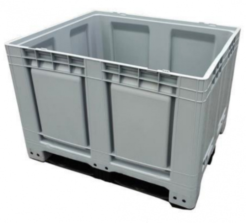 Цельнолитой пластиковый контейнер BIG-BOX Champion 680 сплошной на полозьях серый купить в интернет магазине | M555.COM.UA