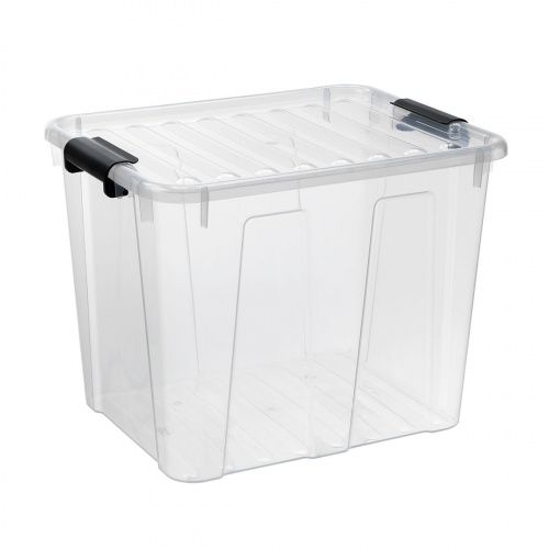 Ящик-контейнер 40 л пластиковый с крышкой пищевой Plast Team Box 40 l купить в интернет магазине | M555.COM.UA