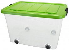 Контейнер 100л для зберігання з кришкою на колесах ROLLER BOX