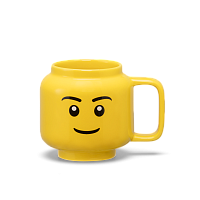 Керамическая кружка LEGO® 255 ml Ярко-желтый — мальчик купить в интернет магазине | M555.COM.UA