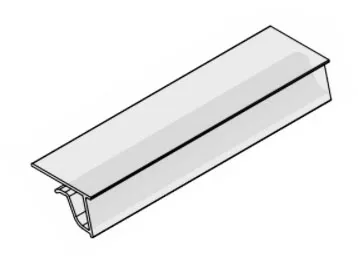 Ценникодержатель для стеклянных полок GLS адаптер GLS купить в интернет магазине | M555.com.ua