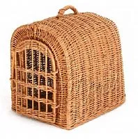 Переноска из натуральной лозы для животного 45x33 h 40 купить в интернет магазине | M555.COM.UA