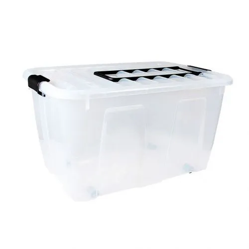 Ящик-контейнер Plast Team 86 л пластиковый с крышкой пищевой Home Box 86 l купить в интернет магазине | M555.COM.UA
