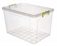 Ящик-контейнер 55 л Plafor Strong box пластиковый пищевой  с крышкой купить в интернет магазине | M555.COM.UA