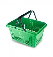 Корзина покупательская 20 л пластиковая с двумя складывающимися ручками 20 л купить в интернет магазине | M555.com.ua