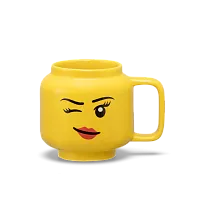 Керамическая кружка LEGO® 255 ml Ярко-желтый — Подмигивающая девочка купить в интернет магазине | M555.COM.UA