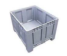 Цельнолитой пластиковый контейнер BIG-BOX Champion 680 сплошной на 4 стопках серый купить в интернет магазине | M555.COM.UA