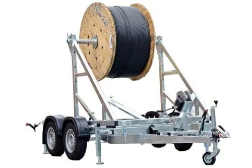 Причіп для транспортування кабельної котушки NIEWIADOW KB-27 2.700 кг Причіп для транспортування кабельної котушки NIEWIADOW KB-27 2.700 кг