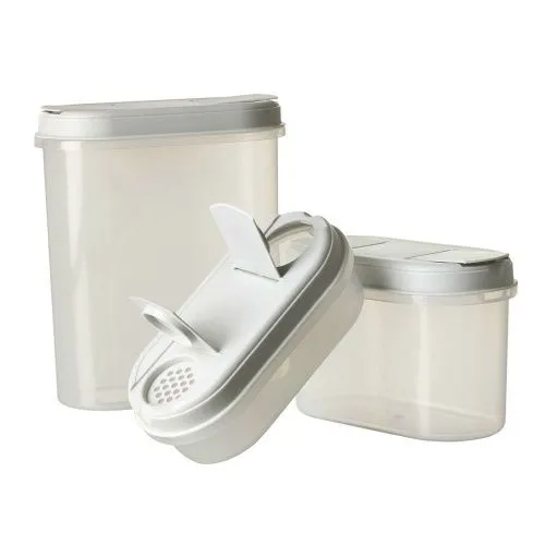 Диспенсеры для сыпучих продуктов с крышками Plast Team Dispenser Box 3 шт купить в интернет магазине | M555.COM.UA