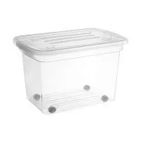 Ящик-контейнер Plast Team 52 л пластиковый с крышкой пищевой Home Box 52 l купить в интернет магазине | M555.COM.UA