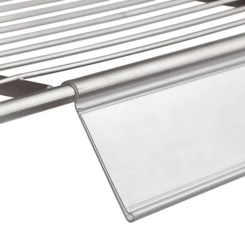 изображение ценникодержатель для проволочных стелажей dra 39 1.000 мм цена до 200 шт в интернет магазине | M555.com.ua Ценникодержатель для проволочных стелажей DRA 39 1.000 мм Цена до 200 шт купить в интернет магазине | M555.com.ua